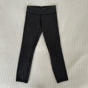 lululemon herringbone pattern crop legging 23”
